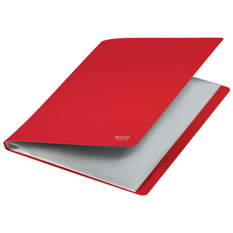 LEITZ Recycle 4677 Sichtbuch DIN A4, 40 Hüllen rot, 1 St.