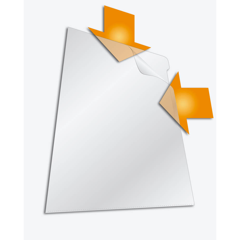 DURABLE Sichthüllen STANDARD DIN A4 transparent glatt 0,10 mm, 100 St.