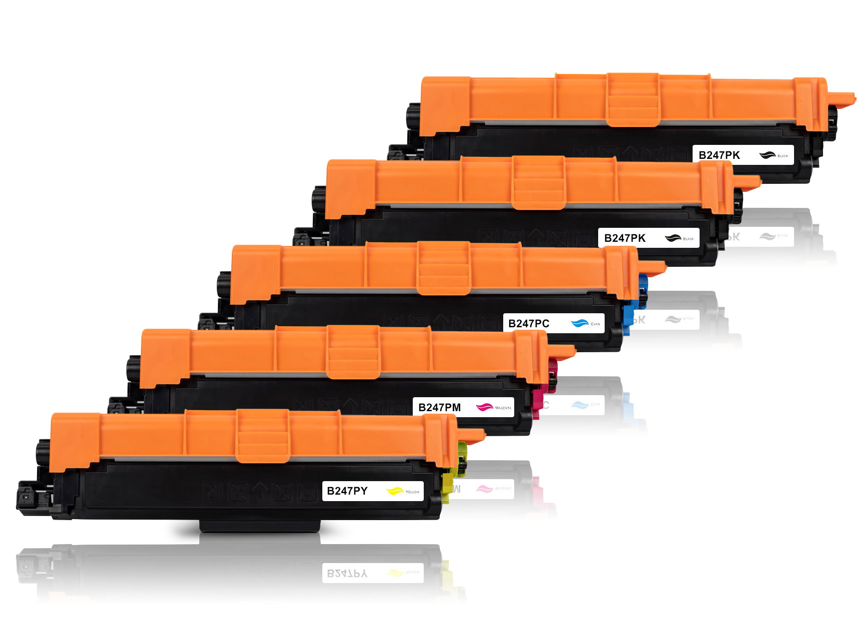 Alternativ zu Brother TN-247 Toner Multipack CMYK (5er Set)