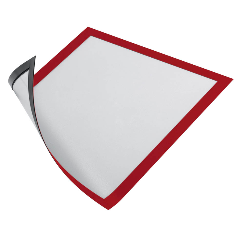 DURABLE Magnetrahmen DURAFRAME® MAGNETIC A4 rot A4, 5 St.