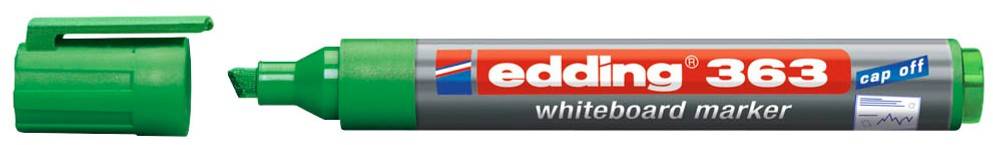 Edding 363 Whiteboardmarker Schwarz, Blau, Grün, Rot Keilspitze 1,0-5,0 mm (4er Set)