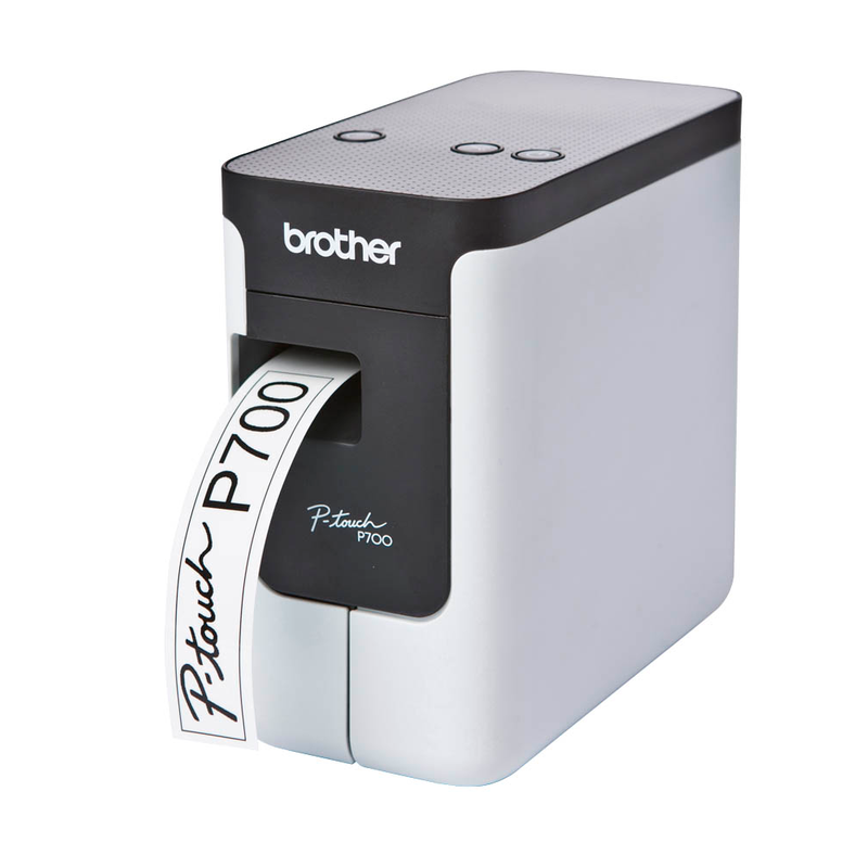 Brother P-touch P700 Beschriftungsgerät grau, schwarz