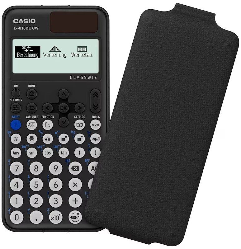 CASIO FX-810DE CW Wissenschaftlicher Taschenrechner schwarz