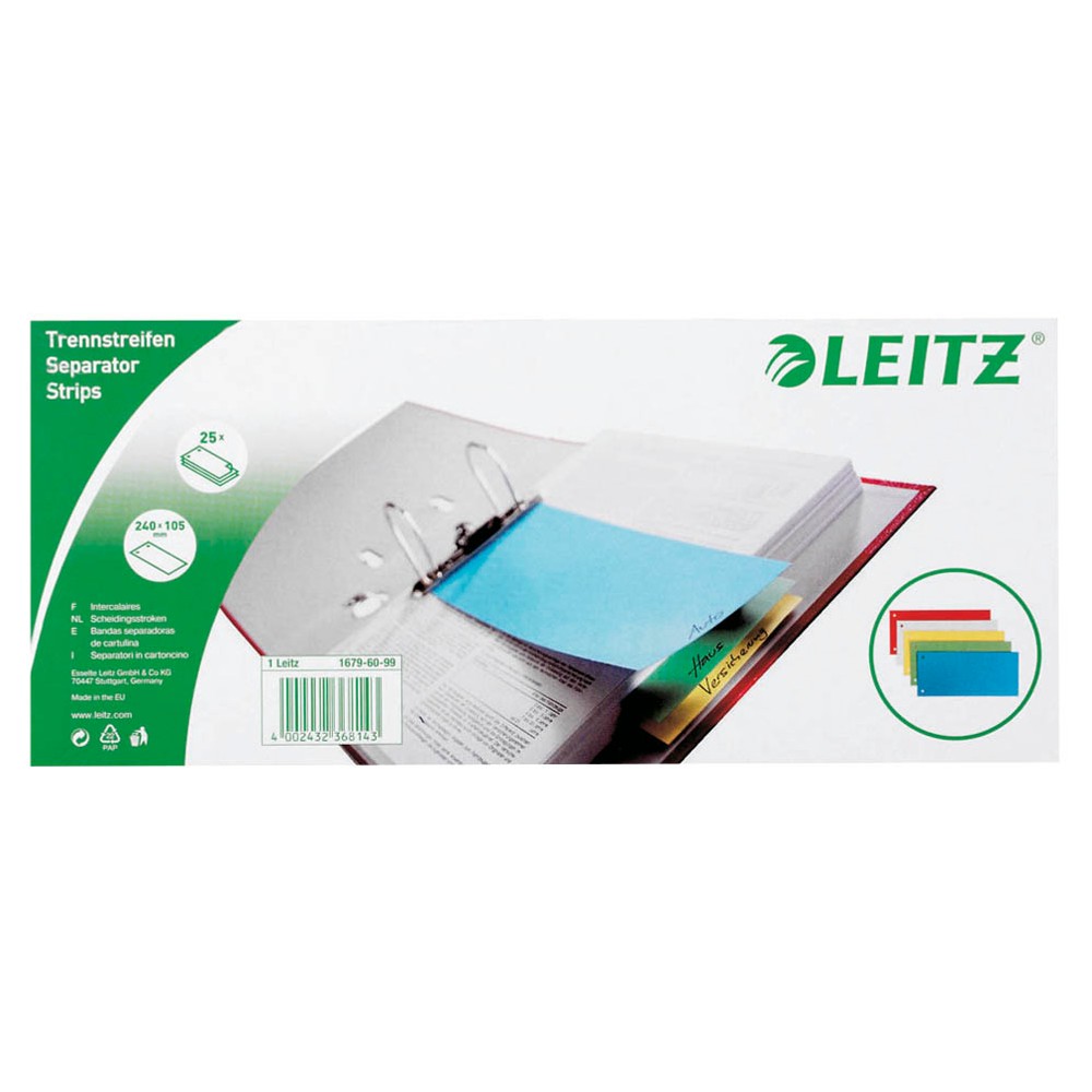 Leitz Trennstreifen (Karton, sortiert) (25er Set)