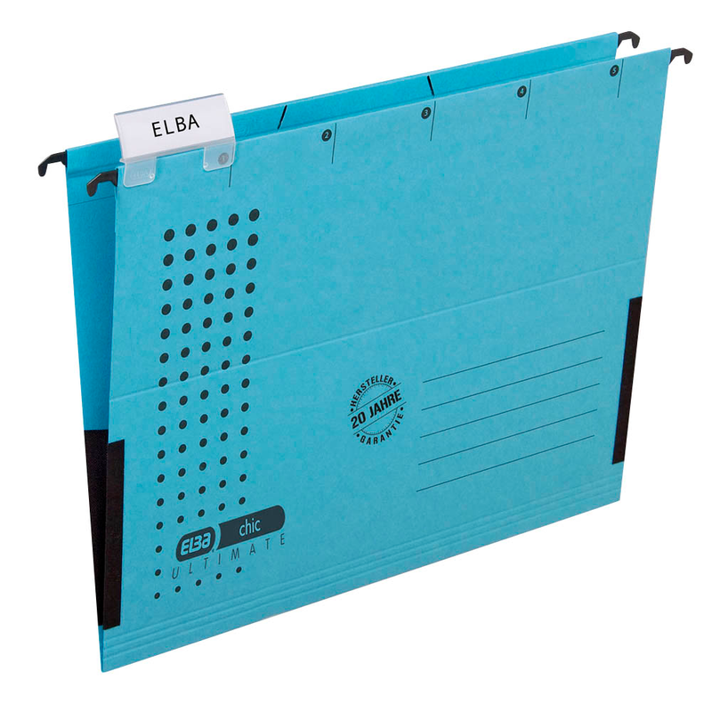 ELBA Hängetaschen chic ULTIMATE blau, 5 St.