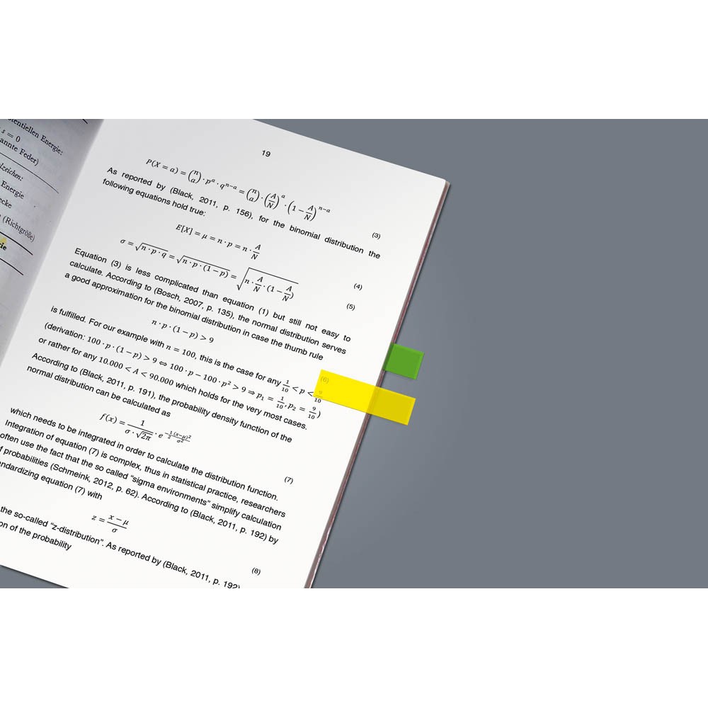 Sigel 381095 Haftmarker im Spender mehrfarbig (5 x 40 Streifen)