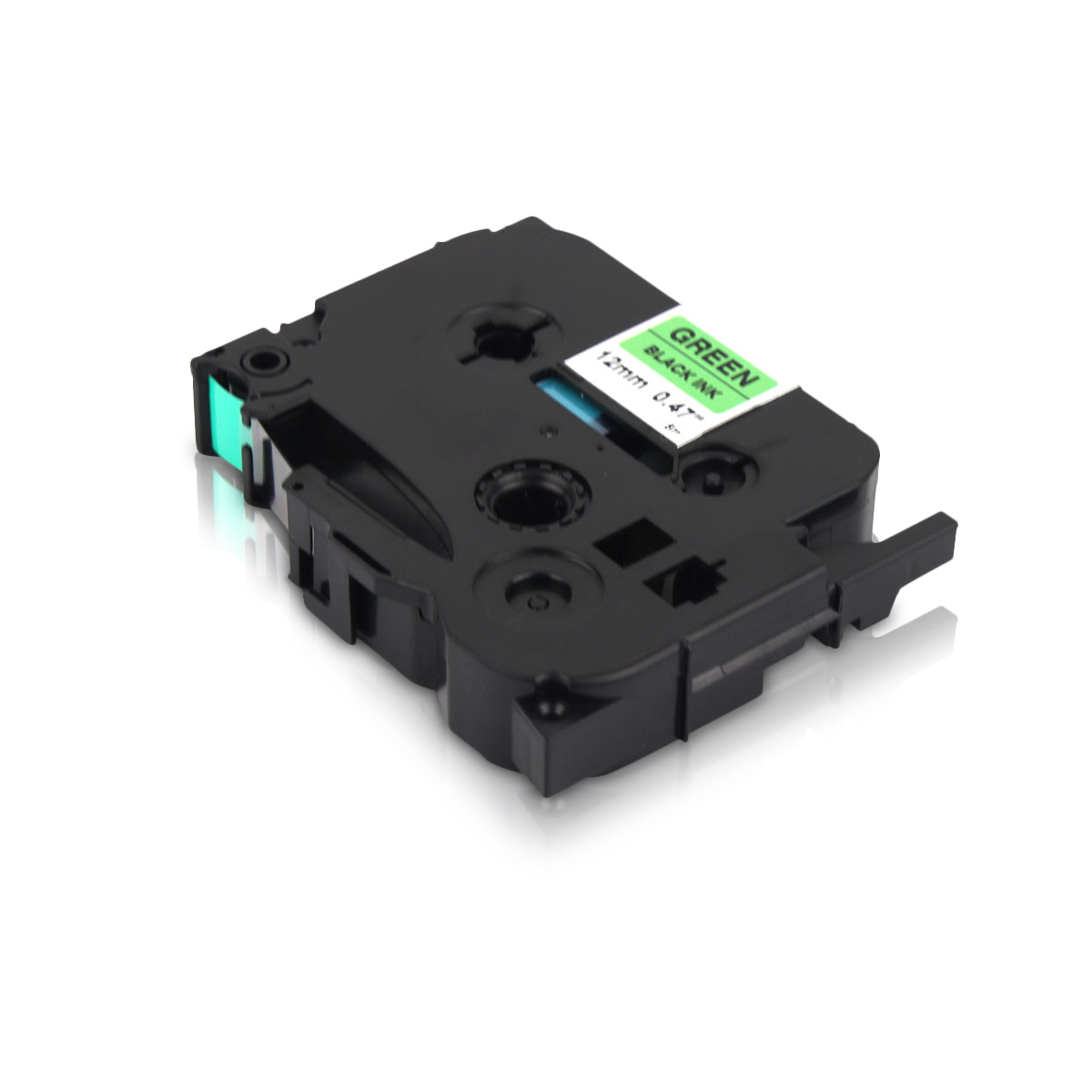 Alternativ zu Brother TZe-731 P-Touch Schriftband 12mm schwarz/grün