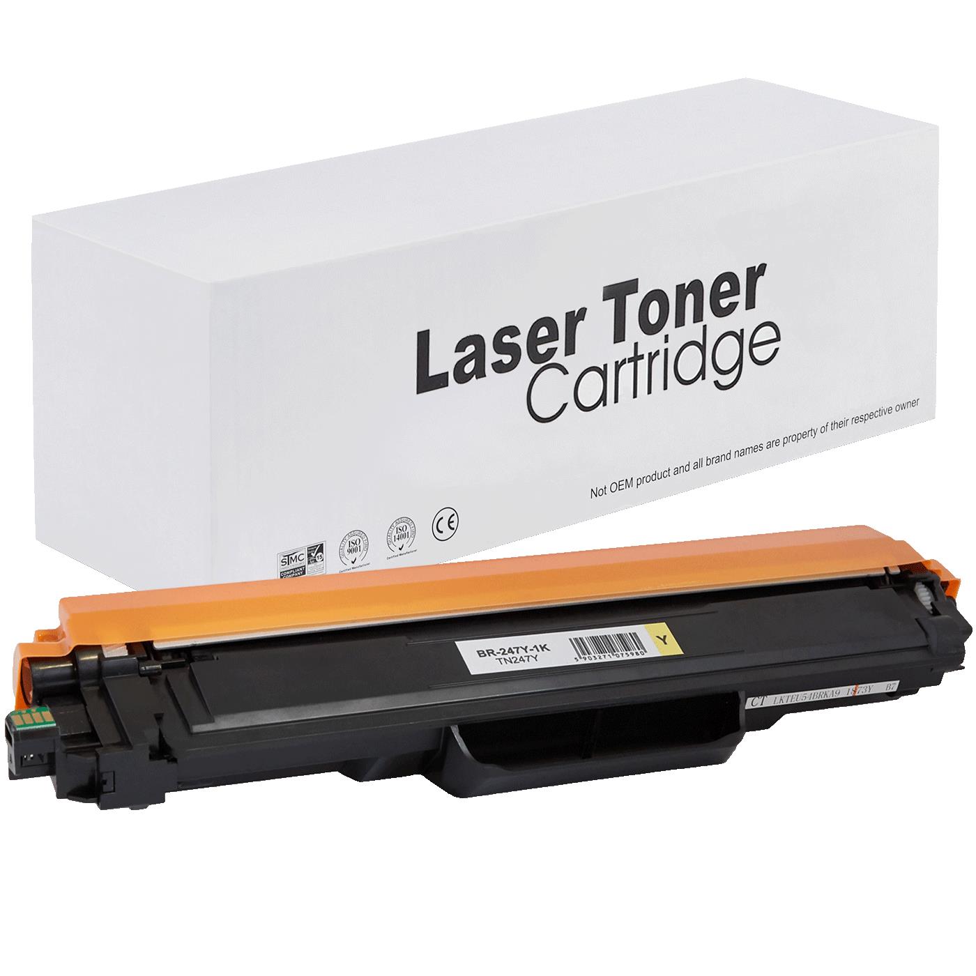 Alternativ zu Brother TN-247Y Toner Yellow (mit Chip)