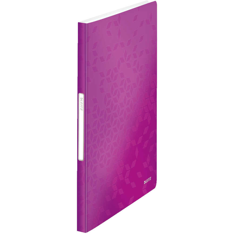 LEITZ WOW Sichtbuch DIN A4, 40 Hüllen violett-metallic, 1 St.