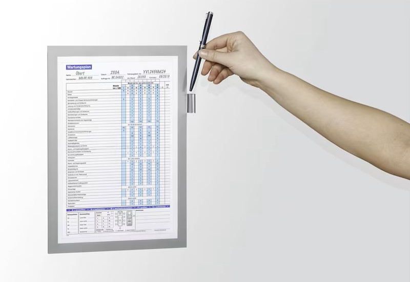 DURABLE Magnetrahmen DURAFRAME® MAGNETIC NOTE silber A4, 1 St.