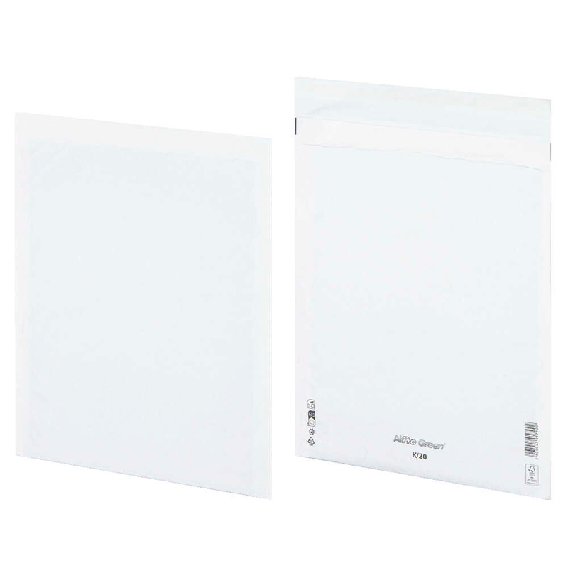BONG Versandtaschen AirPro Green K20 ohne Fenster weiß 50 St.