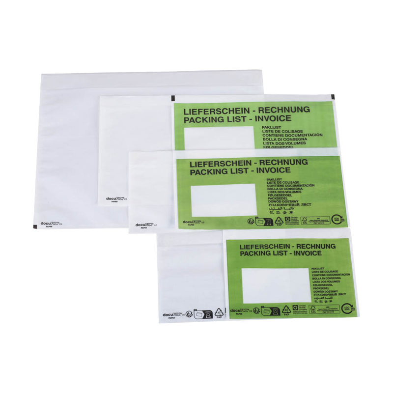 docuFIX® PAPER Lieferscheintaschen Papier DIN C5 1.000 St.