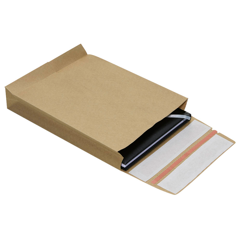 BONG Faltentaschen e-Green ca. DIN C5 ohne Fenster braun mit 4,0 cm Falte, 250 St.