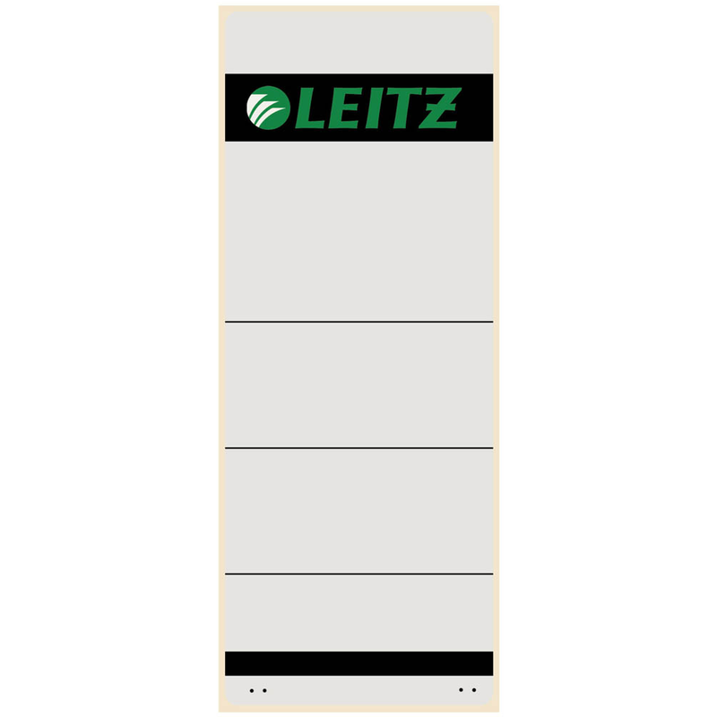 10 LEITZ Ordneretiketten 1647-00-85 grau