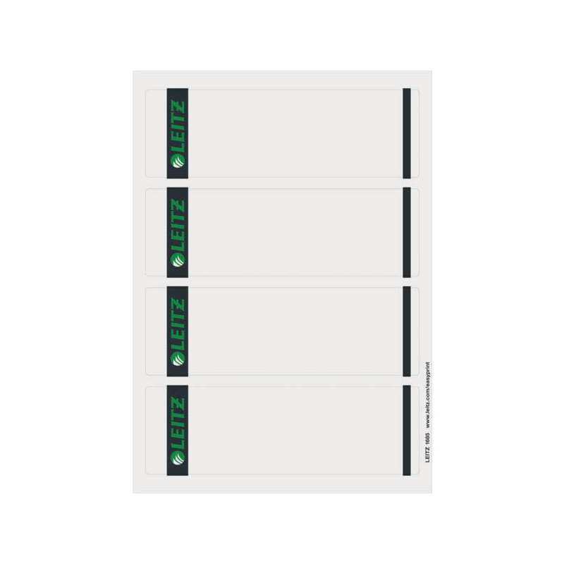 100 LEITZ Ordneretiketten 1685/2 grau
