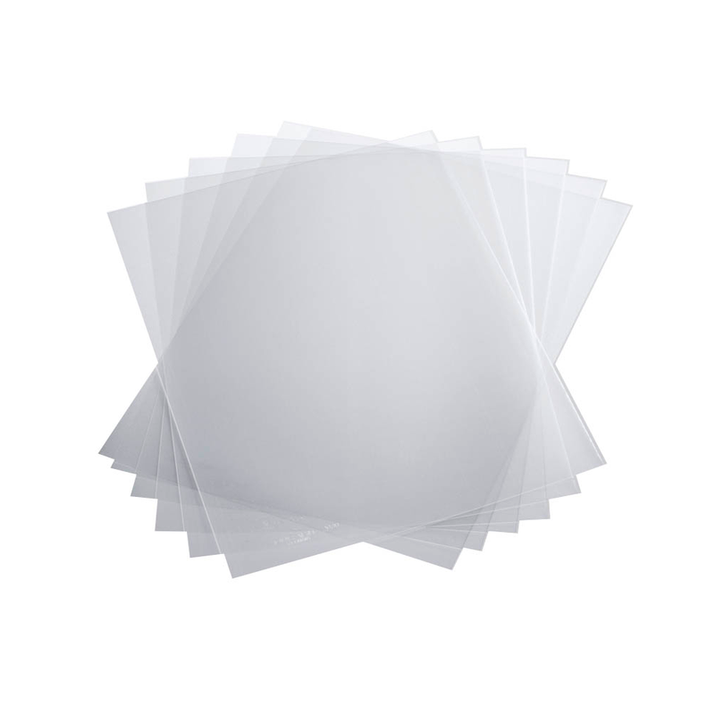 DURABLE Klemmschienenhüllen DIN A4 transparent genarbt 0,12 mm, 50 St.