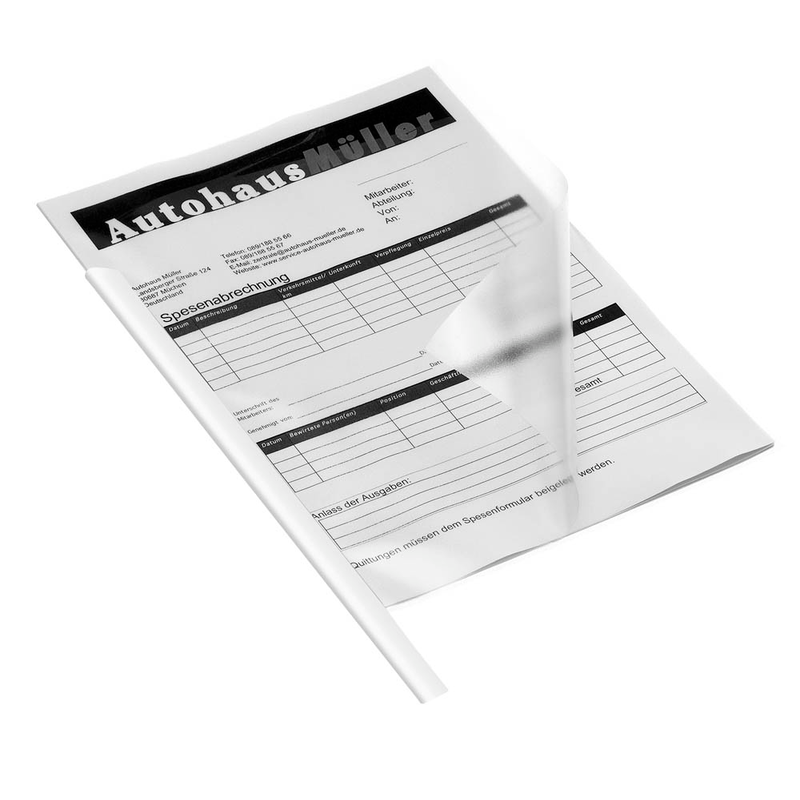 DURABLE Klemmschienen weiß DIN A4 30 Blatt, 50 St.