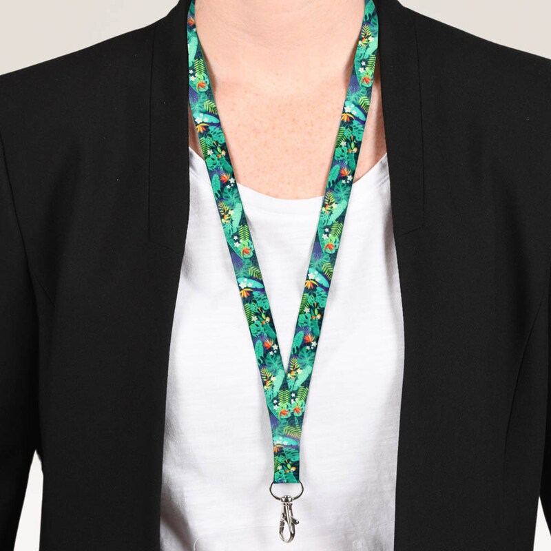 AVERY Zweckform Lanyards Tropical R4828T, Textilband, grün, 10 St.