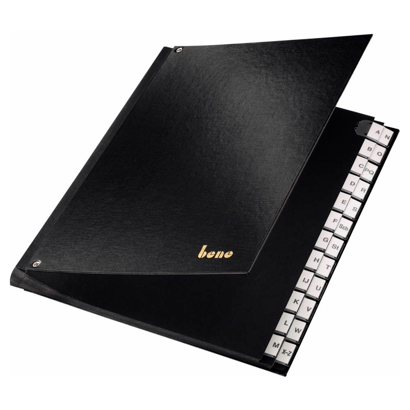 bene Pultordner A-Z schwarz, 1 St.