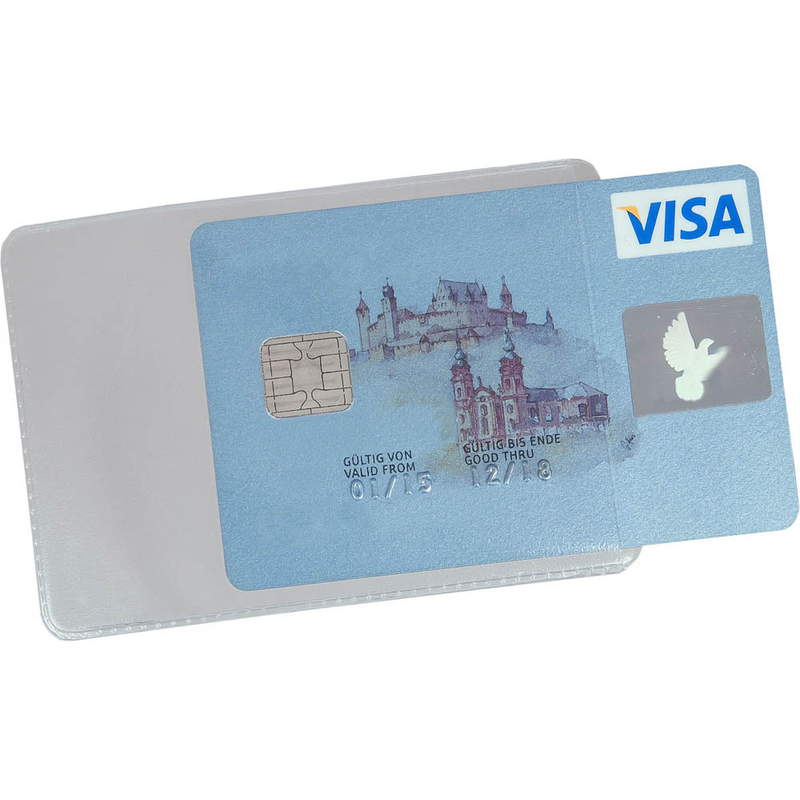 EICHNER Kreditkartenhülle transparent 9,0 x 5,9 cm, 10 St.