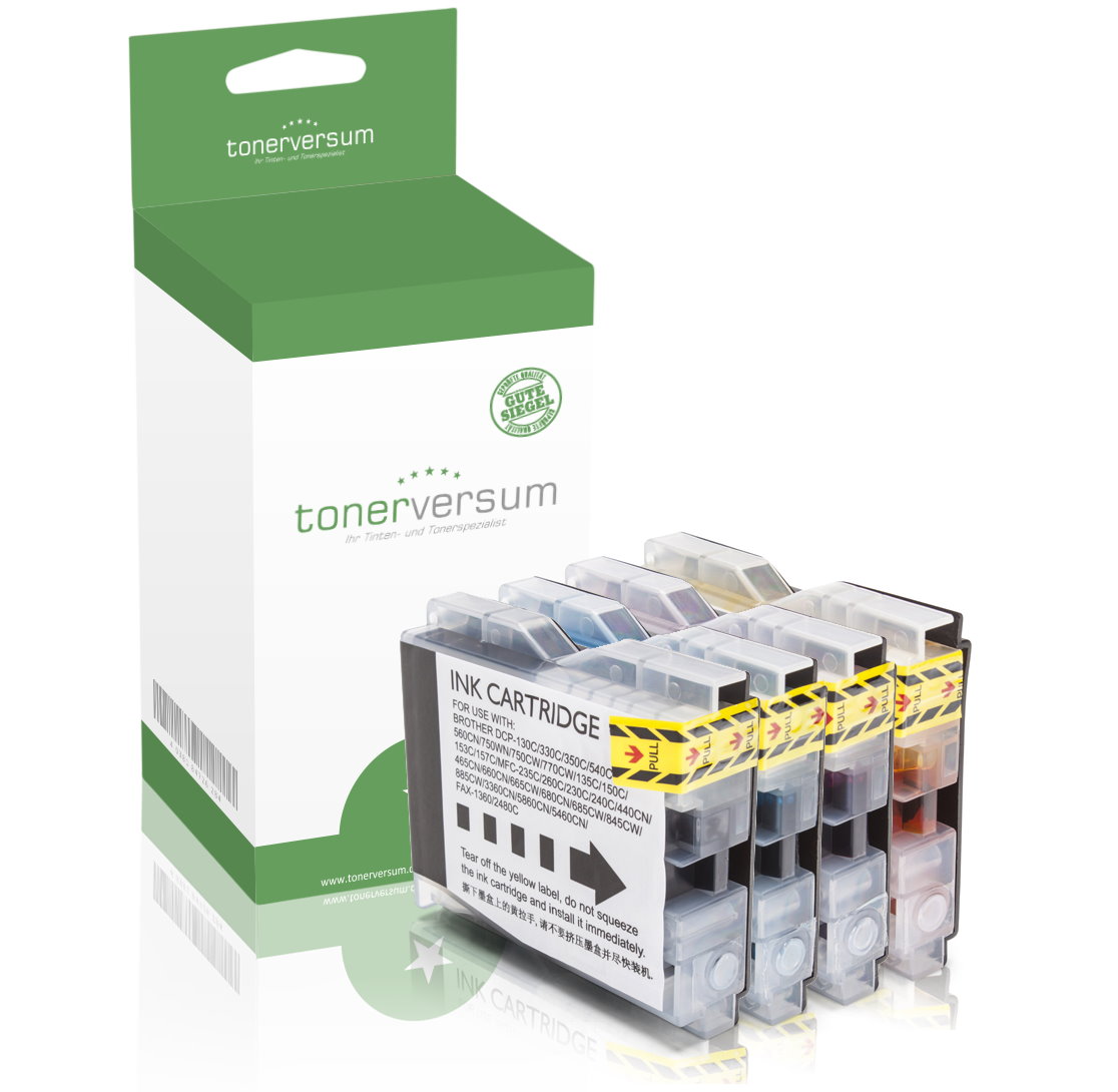 Alternativ zu Brother LC-970 Tinten Multipack CMYK (4er Set)