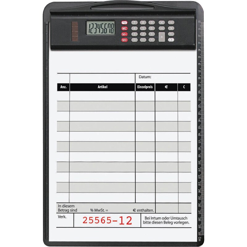 Alassio Klemmbrett 85 DIN A4 schwarz Kunststoff, 1 St.