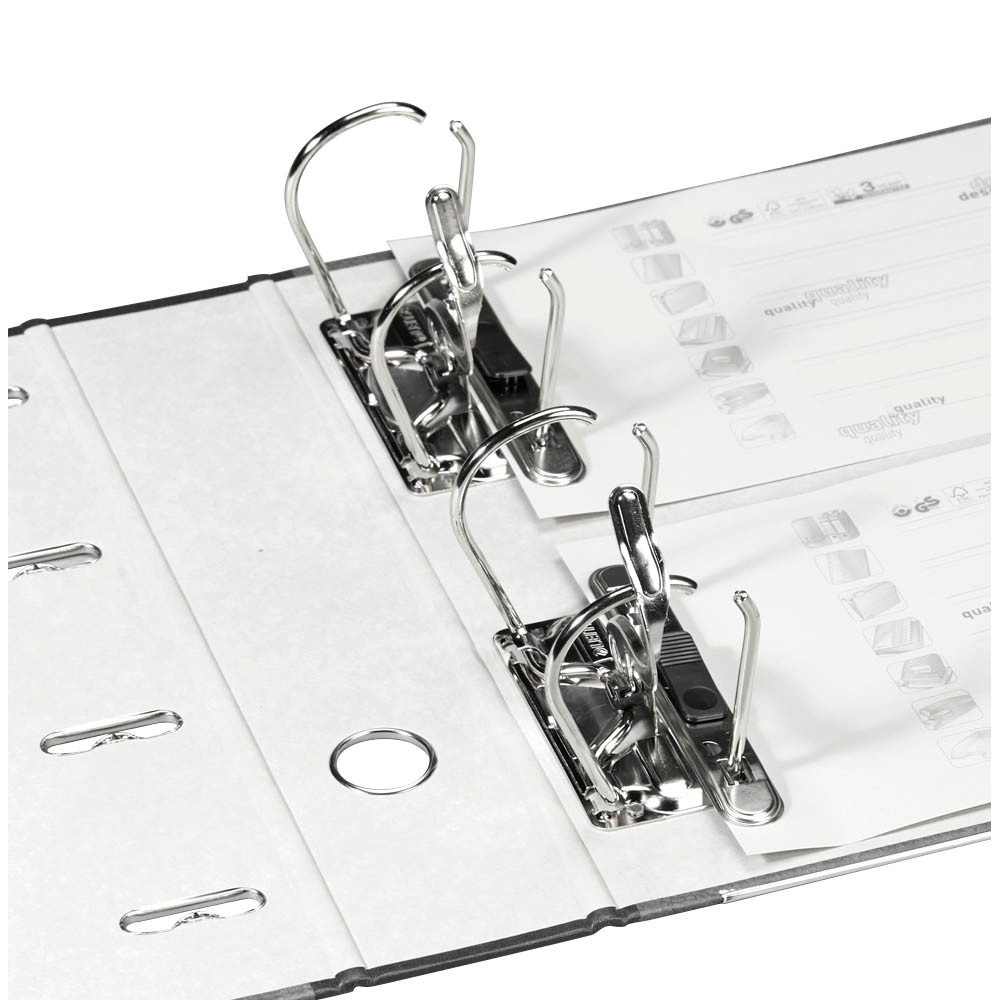 Leitz 1092 Doppelordner DIN A5 quer schwarz (7,5 cm)