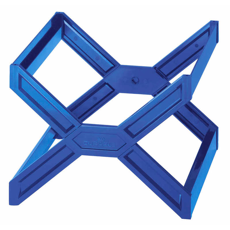 DURABLE Hängeregistraturkorb mit Mappen CARRY PLUS blau
