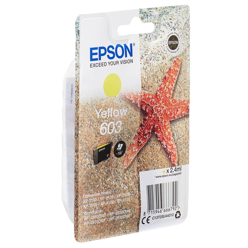 Epson 603 / C13T03U44010 Tinte Yellow