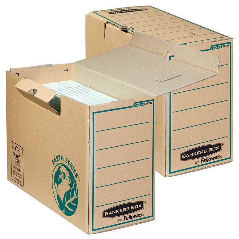 Bankers Box Archivboxen Bankers Box  Earth Series A4+ braun 15,0 x 35,0 x 26,0 cm, 20 St.