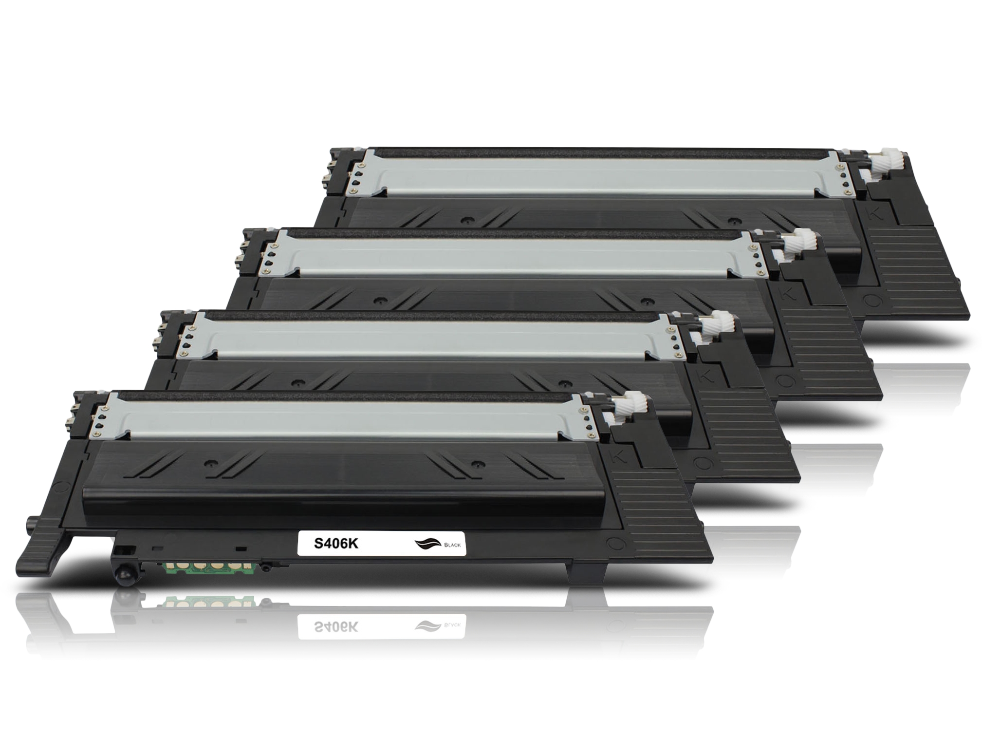 Alternativ zu Samsung CLT-K406S / SU118A Toner Black (4er Pack)