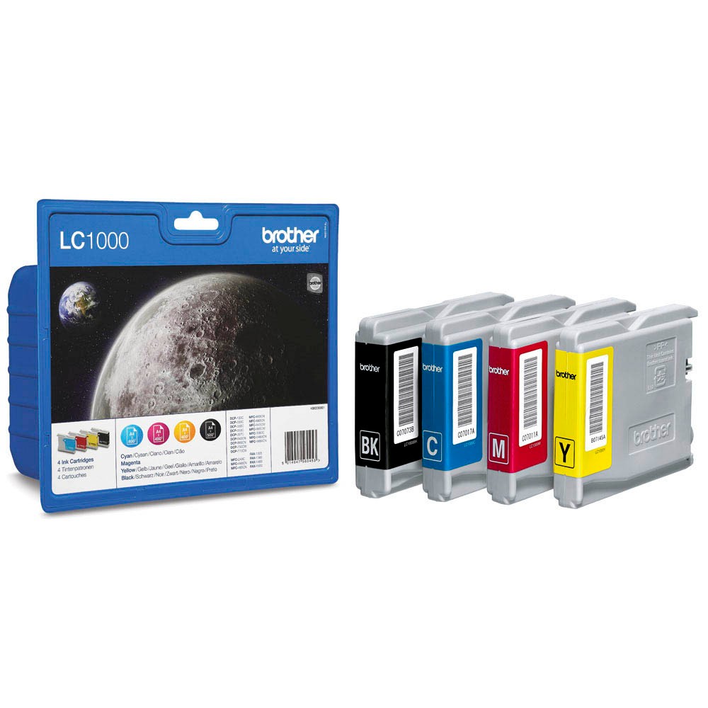 Brother LC-1000VALBPDR Tinten Multipack CMYK (4er Set)