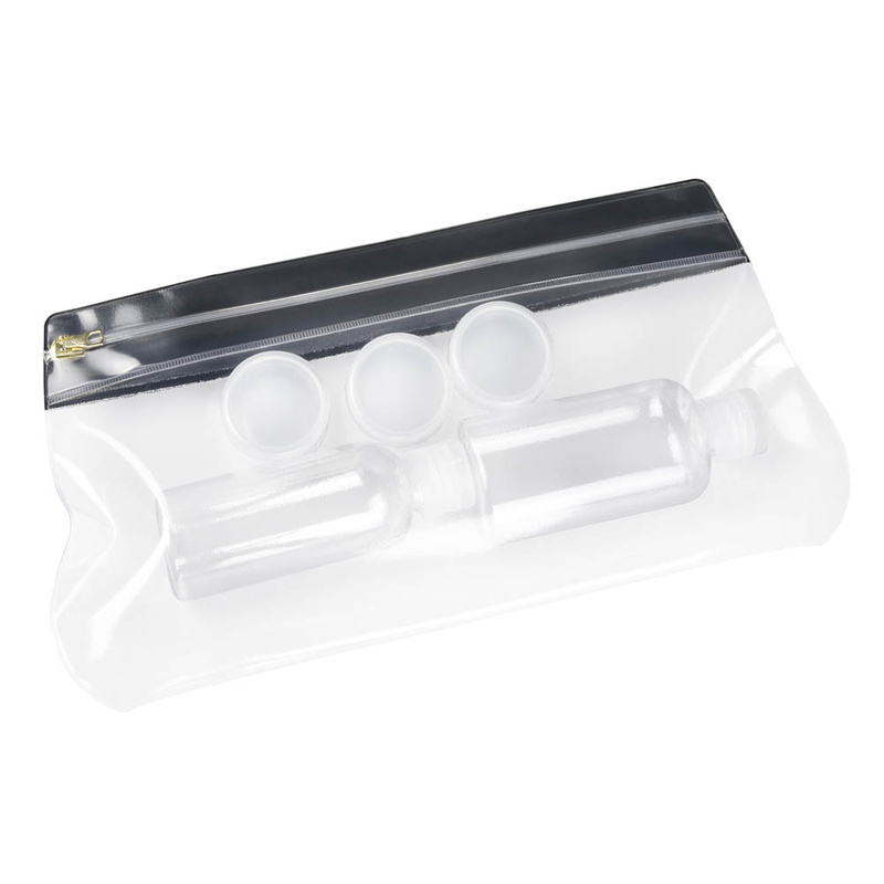 EICHNER Gleitverschlussbeutel transparent/schwarz, 1 St.