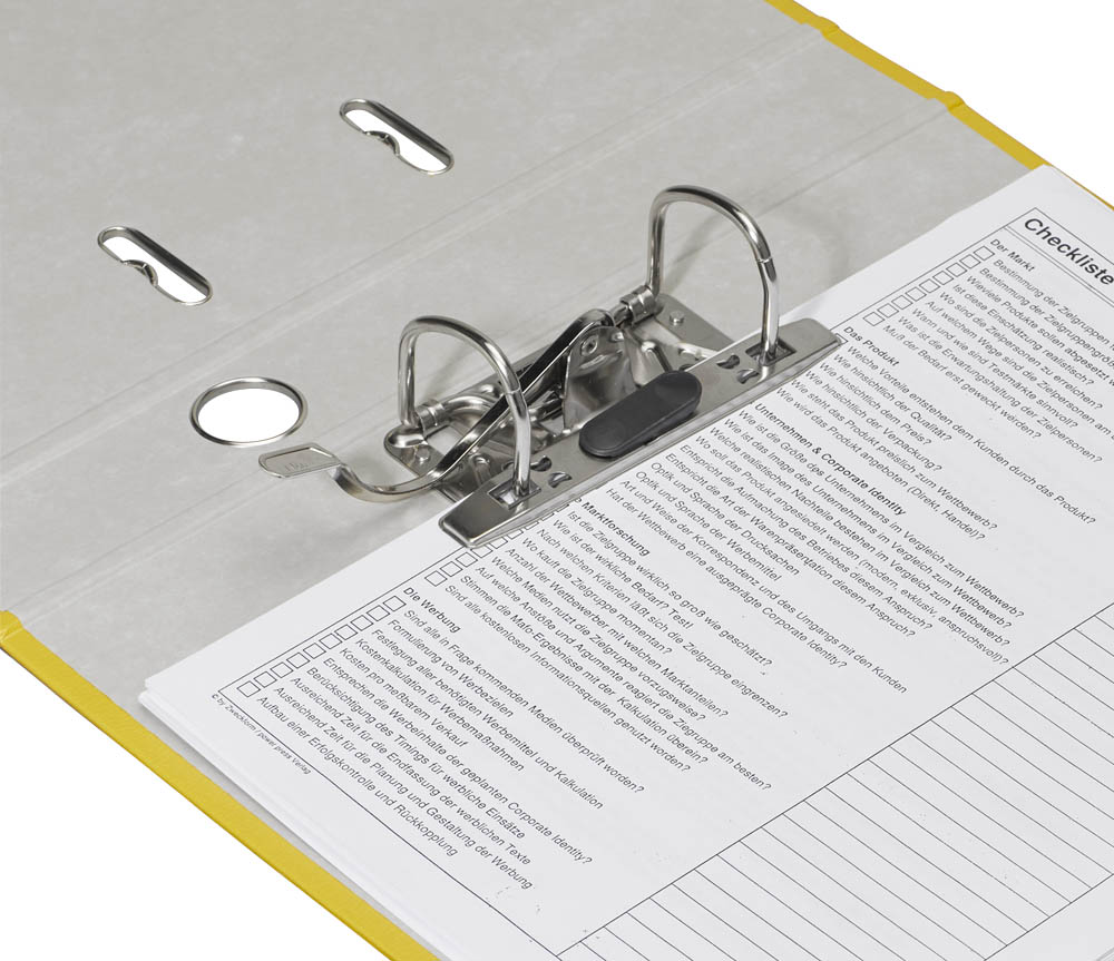 bene No.1 Power Ordner gelb Kunststoff 5,2 cm DIN A4, 1 St.