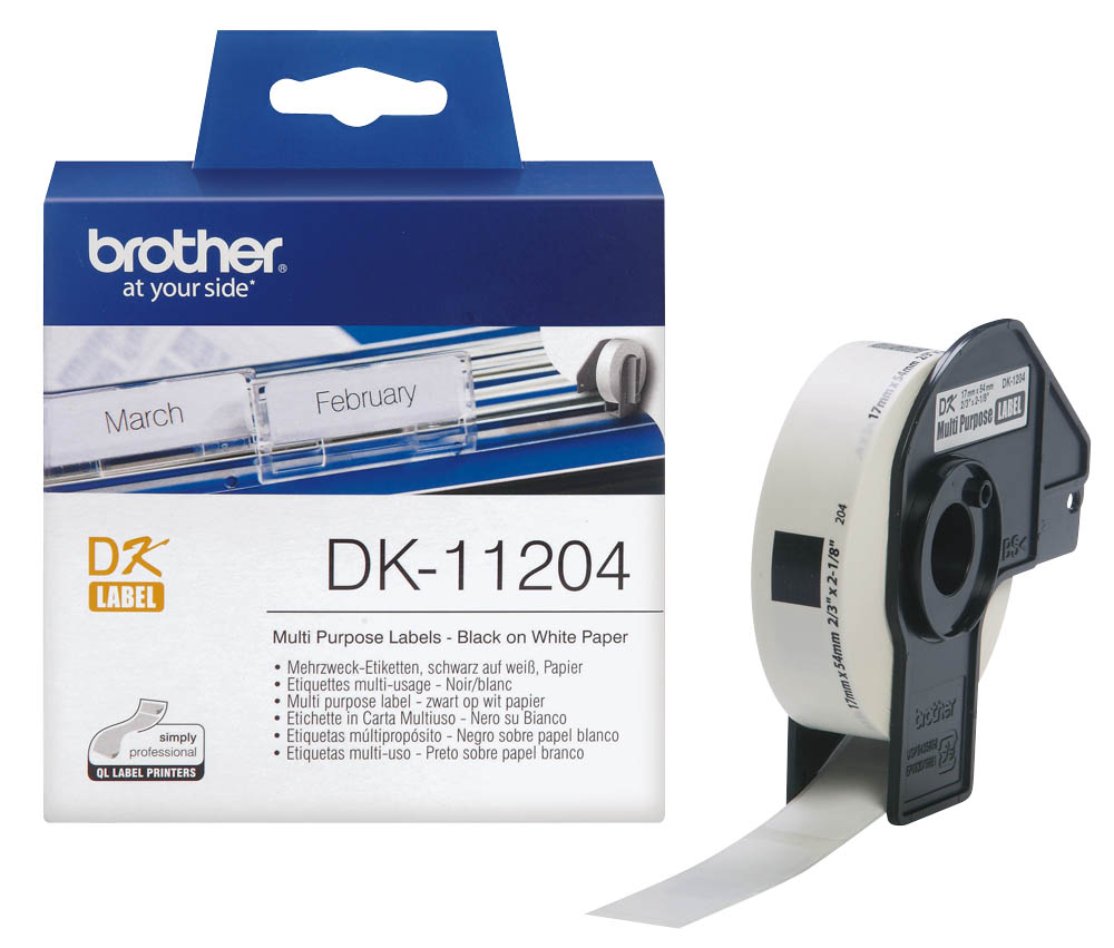 Brother DK-11204 Etiketten
