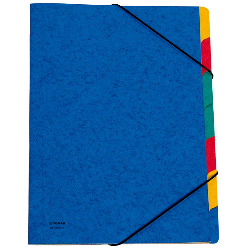 DONAU Ordnungsmappe 7 Fächer blau, 1 St.