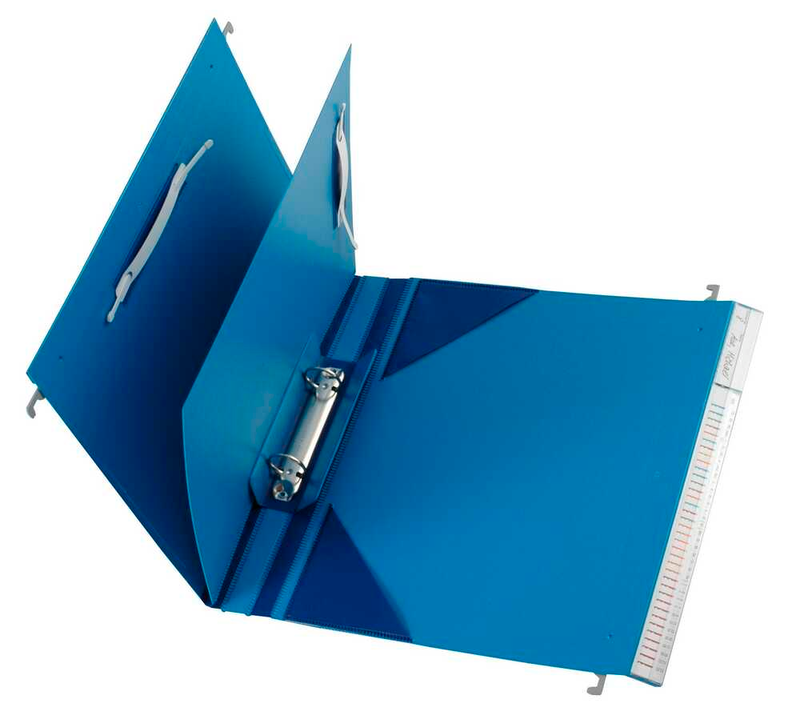 BOI 3-Deckel Patienten-Dokumentationsmappe 2-Ringe blau, 10 St.