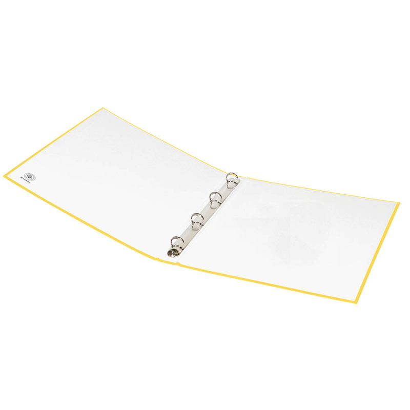 DONAU Ringbuch 4-Ringe gelb 2,5 cm DIN A4, 1 St.