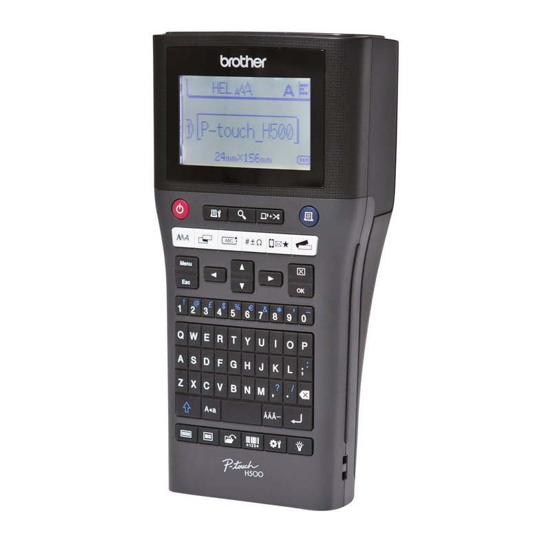 Brother P-touch H500 Beschriftungsgerät schwarz