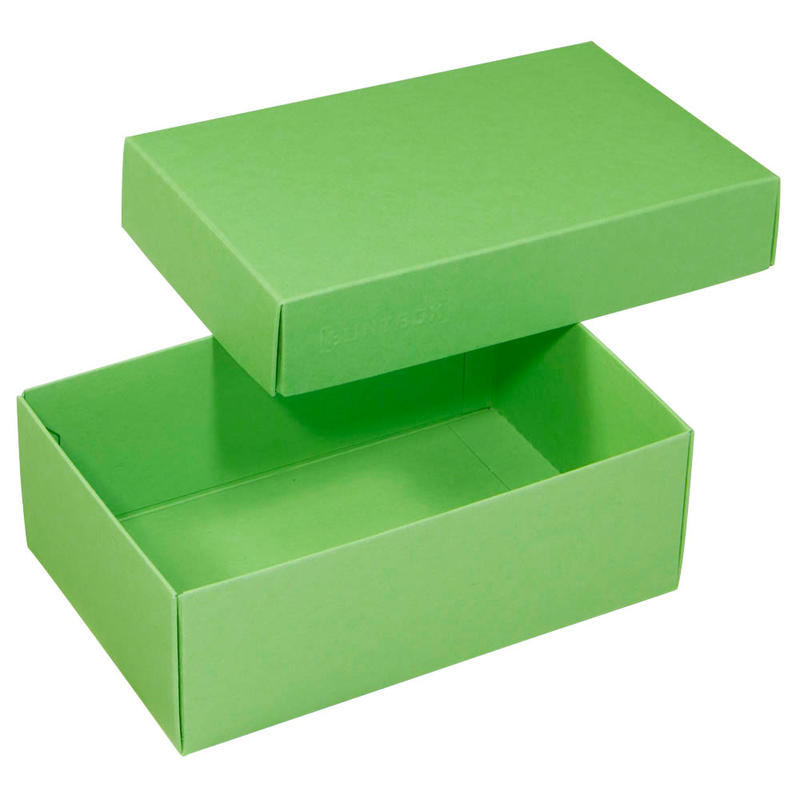 BUNTBOX M Geschenkboxen 1,1 l grün 17,0 x 11,0 x 6,0 cm, 3 St.