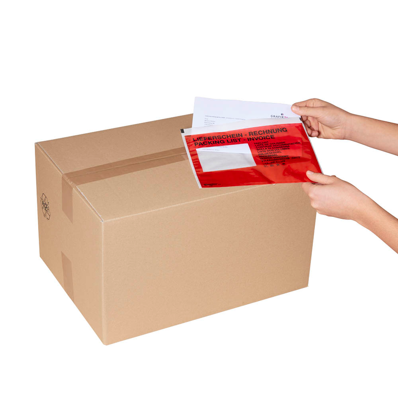 docuFIX® CLASSIC Lieferscheintaschen plus Kunststoff DIN C5 250 St.