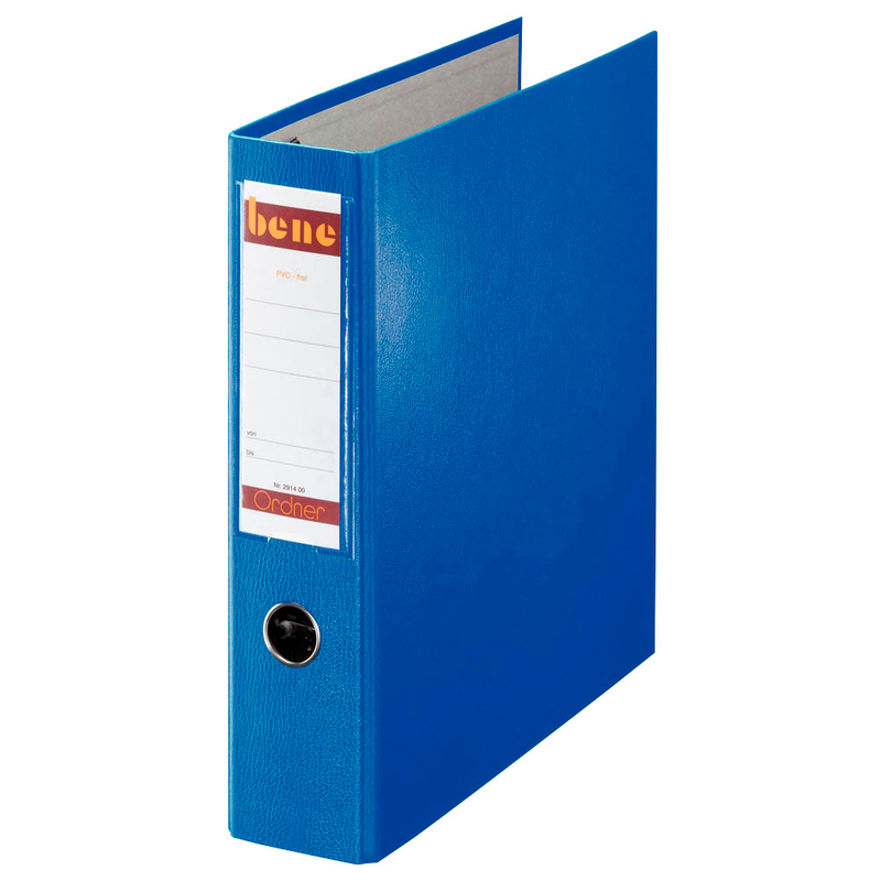 bene Doppelordner blau Karton 7,5 cm, 1 St.
