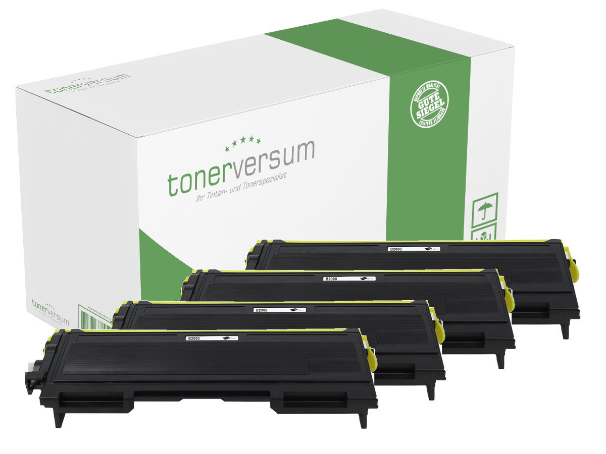 Alternativ zu Brother TN-2000 Toner Black XXL (4er Pack)