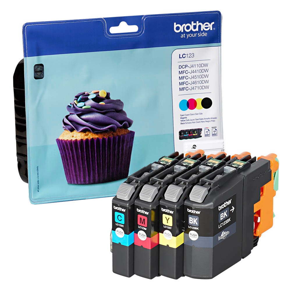Brother LC-123VALBPDR Tinten Multipack CMYK (4er Set)