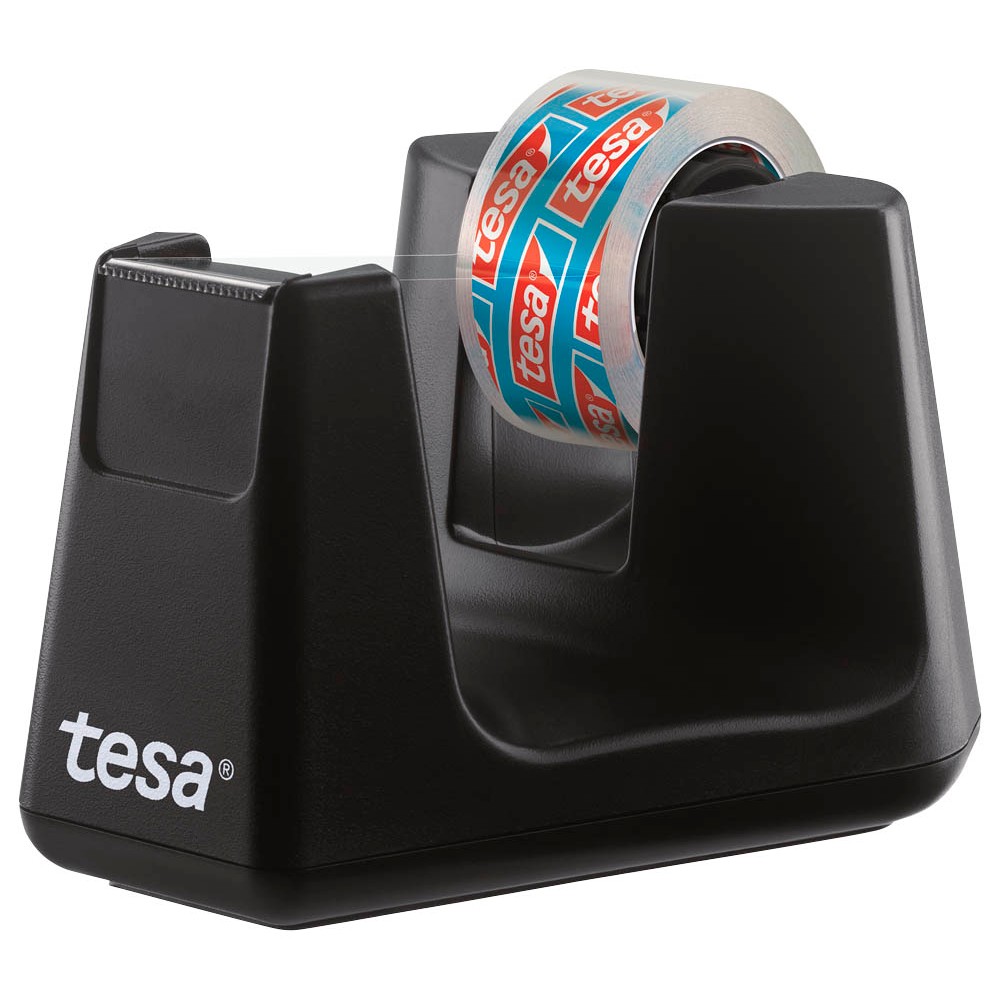 Tesa Tischabroller easy cut smart schwarz (inkl. 10 m x 15 mm tesafilm)