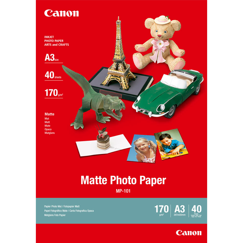 Canon Fotopapier MP-101 DIN A3 matt 170 g/qm 40 Blatt