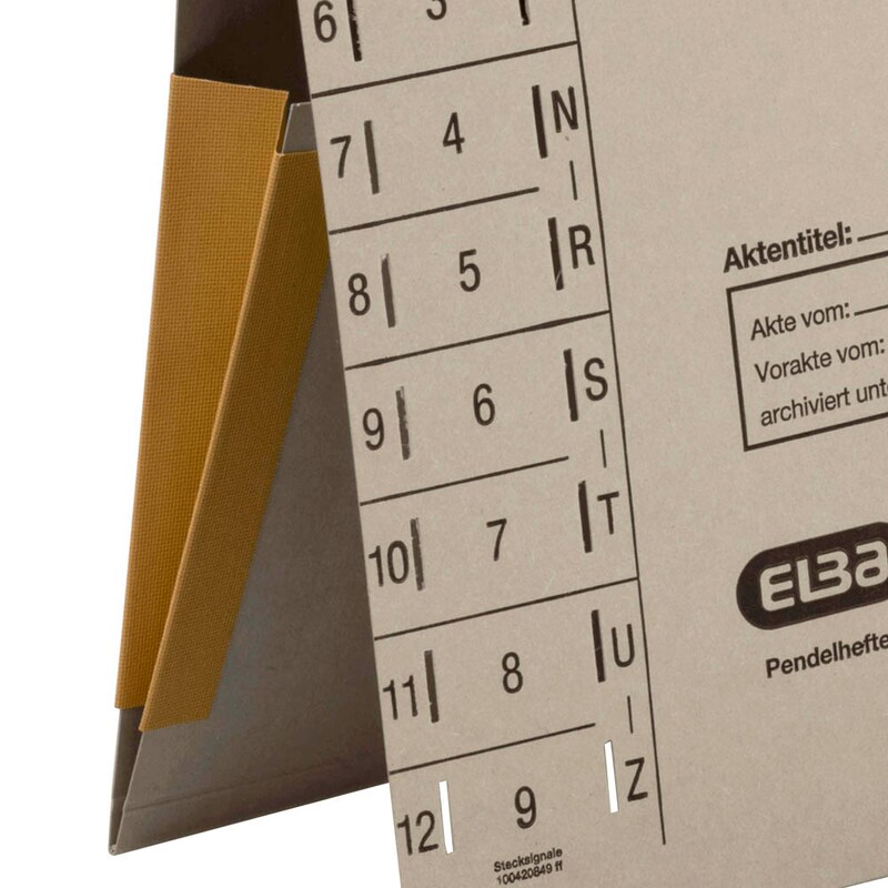 ELBA Pendelhefter Karton grau DIN A4 1x Amtsheftung, 1 St.