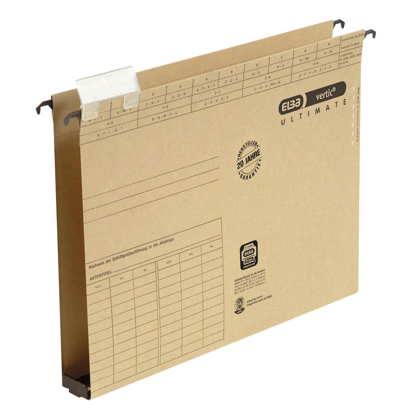 ELBA Hängesammler vertic ULTIMATE naturbraun Boden: 3,0 cm, 25 St.