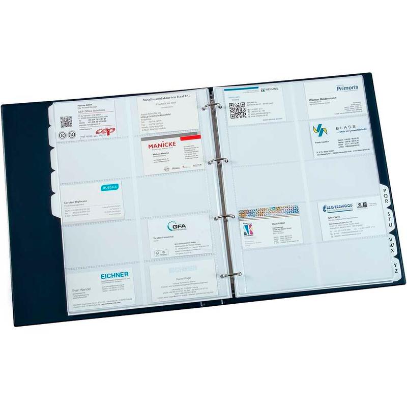 EICHNER Visitenkartenmappe DIN A4 blau, 1 St.