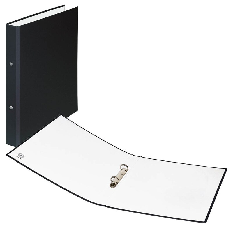 DONAU Ringbuch 2-Ringe schwarz 2,5 cm DIN A4, 1 St.